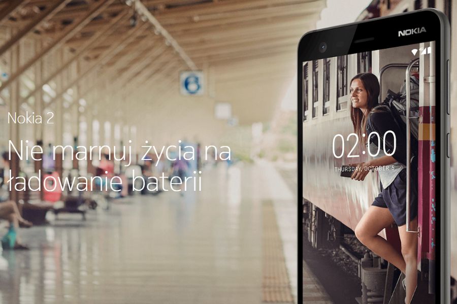Nokia 2: akumulator 4100 mAh, by nie marnować życia na ładowanie