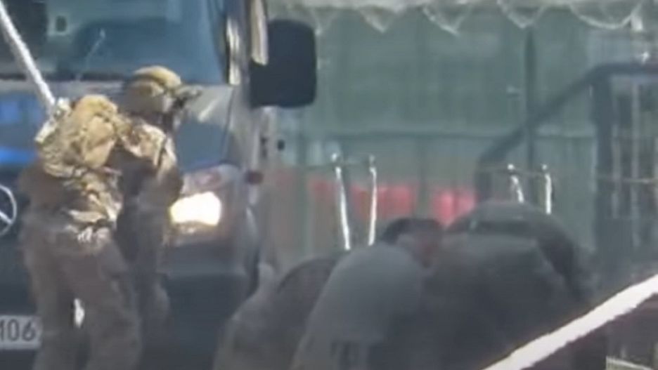Śmiertelny wypadek komandosa GROM. Jest decyzja ws. śledztwa (screen z nagrania, na którym widać moment wypadku)