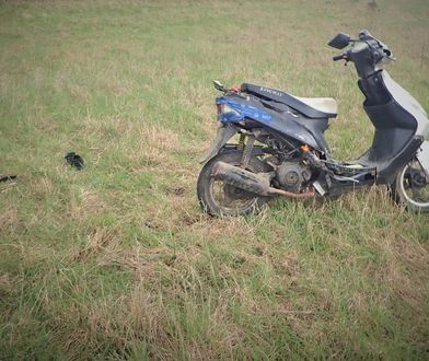 Zauważyli dziwny skuter. Policjanci mieli nosa, że coś jest na rzeczy