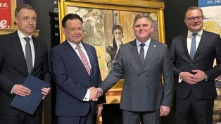 Wyjątkowe dzieła Jacka Malczewskiego trafiły do radomskiego muzeum. Samorząd Mazowsza przekazał obrazy podczas konferencji