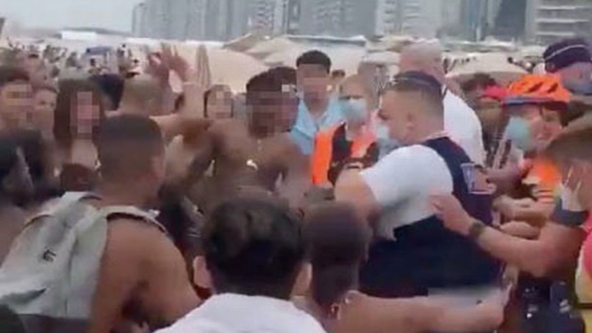 Bójka na plaży wybuchła 