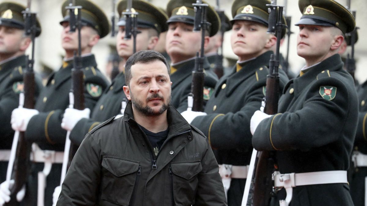 Prezydent Ukrainy Wołodymyr Zełenski 