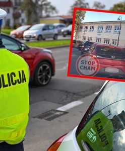 Kierowca zablokował ruch. Czekał, aż pasażerka wyjdzie ze sklepu