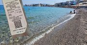 Internautka pokazała paragon za leżaki na Rodos. "Brak cennika"