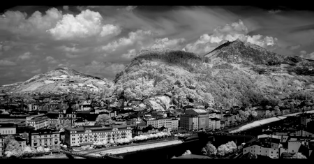 Salzburg - miasto Mozarta w 3 aktach podczerwieni