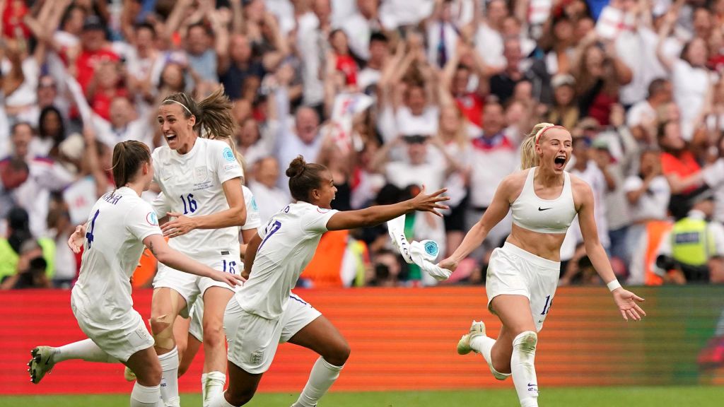 Zdjęcie okładkowe artykułu: Getty Images / Jonathan Brady/PA Images  / Na zdjęciu: radość reprezentantek Anglii