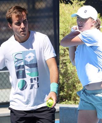 Trenował ze Świątek w Australii