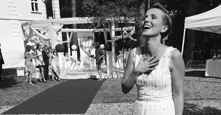 "Barwy szczęścia": Kasia Zielińska w sukni ślubnej