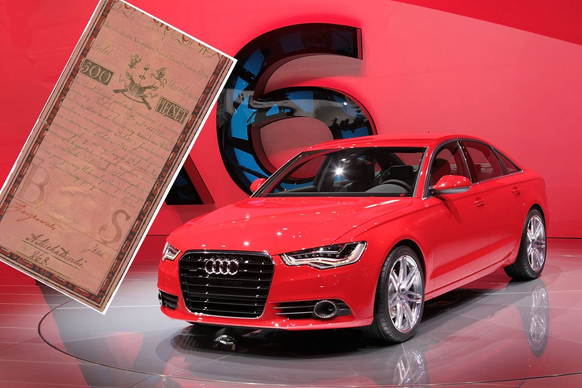 Rekord we Wrocławiu - banknot w cenie Audi A6?