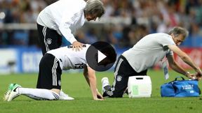 Mundial 2018. Niemcy - Szwecja: reprezentant Niemiec znokautowany. Piłkarz zalał się krwią i opuścił boisko (TVP Sport)