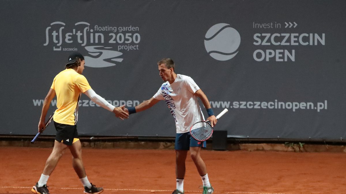 Materiały prasowe / Invest in Szczecin Open / Na zdjęciu od lewej: Tomasz Berkieta i Daniel Michalski