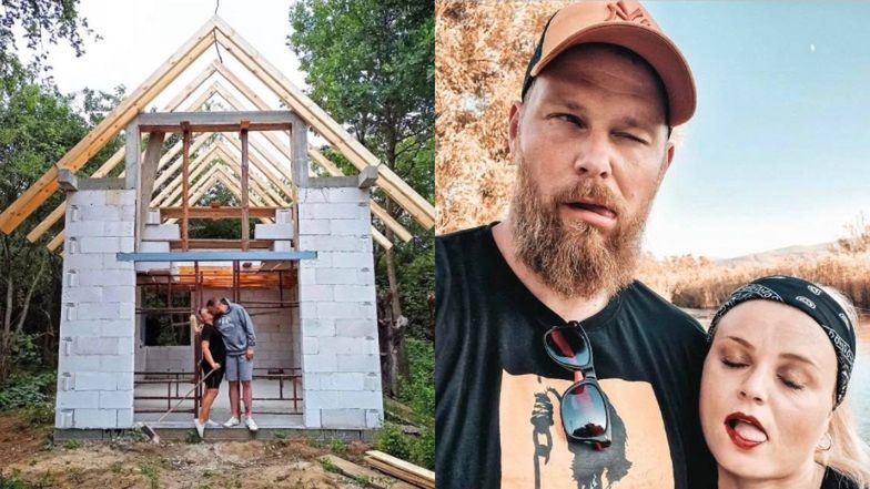 Katarzyna i Andrzej Gąsienicowie budują dom w sadzie