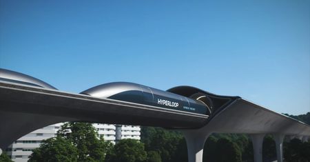 Hyperloop Express Freight. Pociąg rozpędza się do 1223 km/h