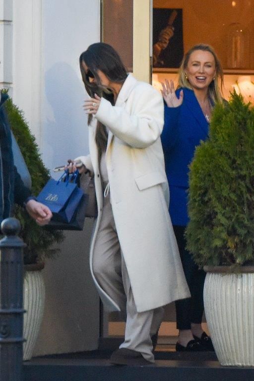 Marina Łuczenko na zakupach