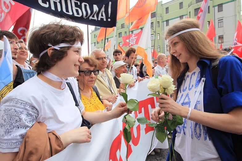 OMON ugania się po Moskwie za przeciwnikami Putina