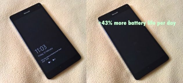 Lumia 950 Glance Screen