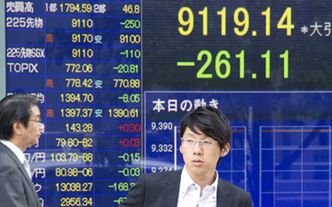 Giełdy w Azji reagują spadkami na wybory w Grecji i Francji