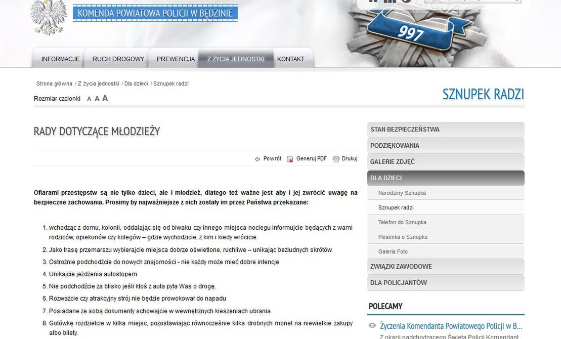policja