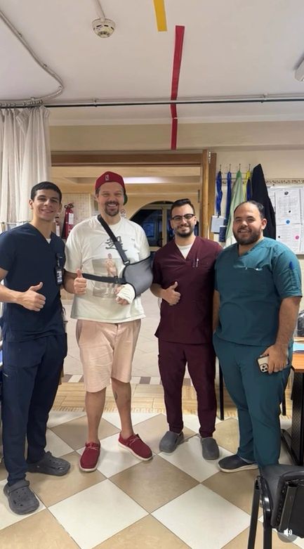 Michał Figurski trafił do szpitala w Egipcie 