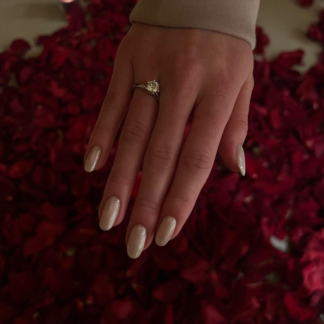 Pierścionek zaręczynowy Roksany Węgiel