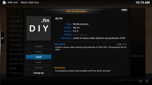 XBMC - instalacja wtyczki do odsłuchu zestawu radiostacji