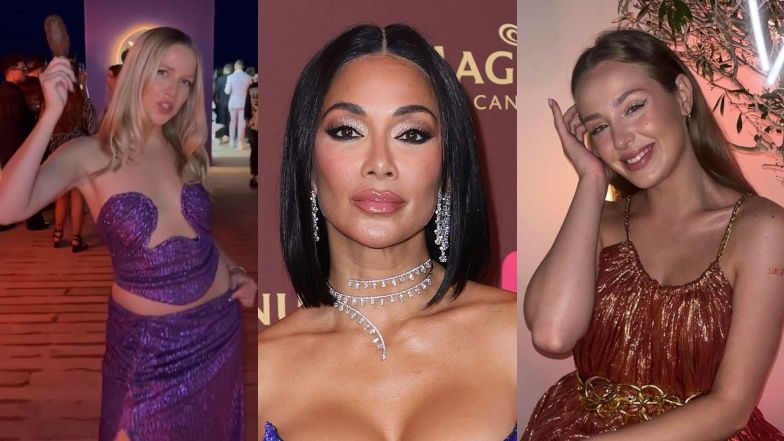 Jessica Mercedes i Wiktoria Gąsiewska na imprezie w Cannes