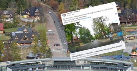 Oburzenie w Zakopanem. Spójrzcie na rowerzystę