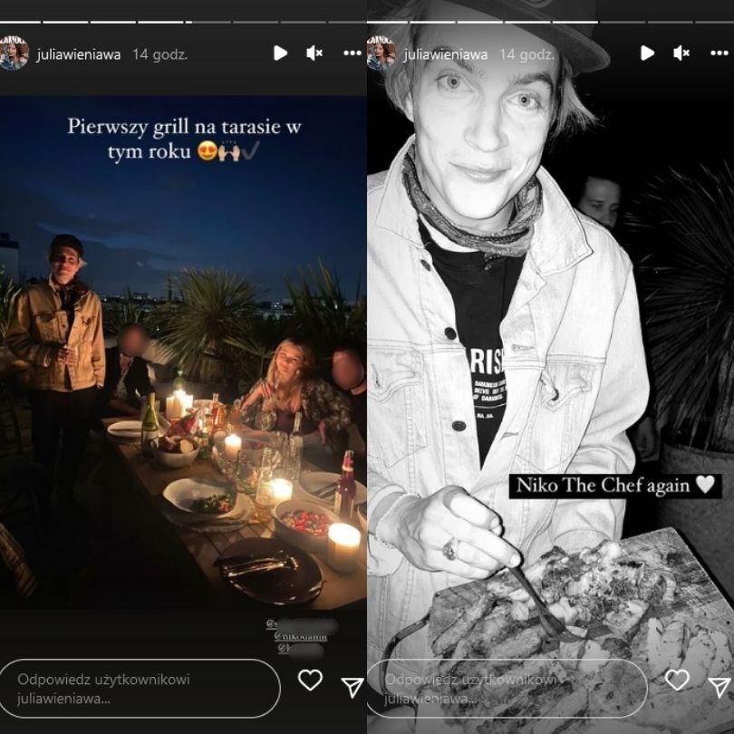 Julia Wieniawa i Nikodem Rozbicki zadają szyku na komunii siostry celebrytki