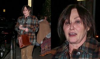 Shannen Doherty w peruce i z torebką za 70 tysięcy złotych opuszcza ulubioną restaurację gwiazd (ZDJĘCIA)