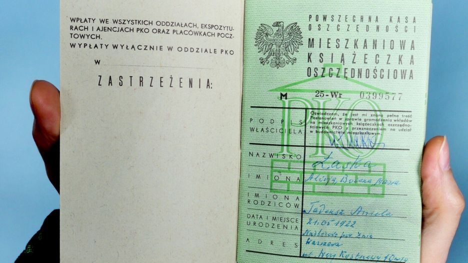 Książeczka mieszkaniowa z PRL