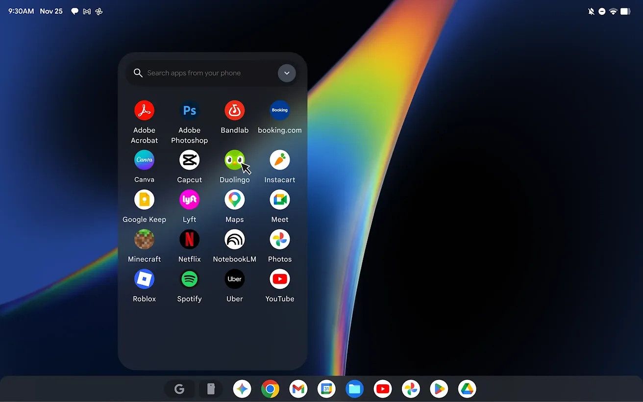 Googlebooki mają łączyć ChromeOS z Androidem