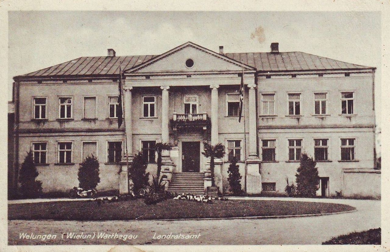 Starostwo Powiatowe w Wieluniu, rok 1940