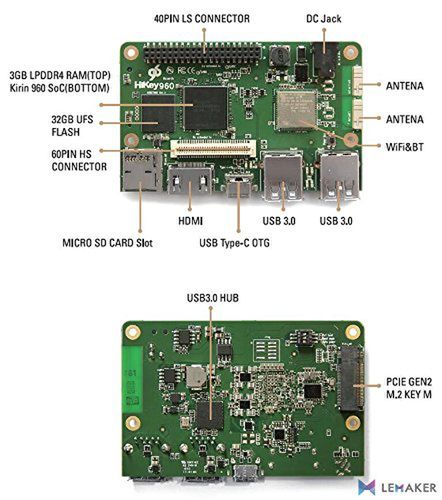 LeMaker HiKey 960. Źródło: amazon.com