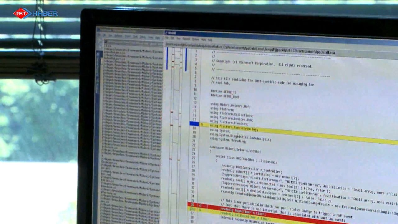 Kod źródłowy sterownika USB w Midori podejrzany w wywiadzie tureckiej telewizji z Sonerem Terekiem, programistą Microsoftu