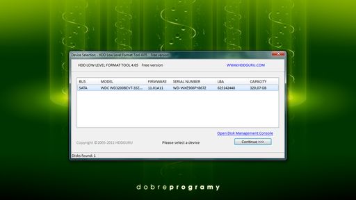 HDD Low Level Format Tool