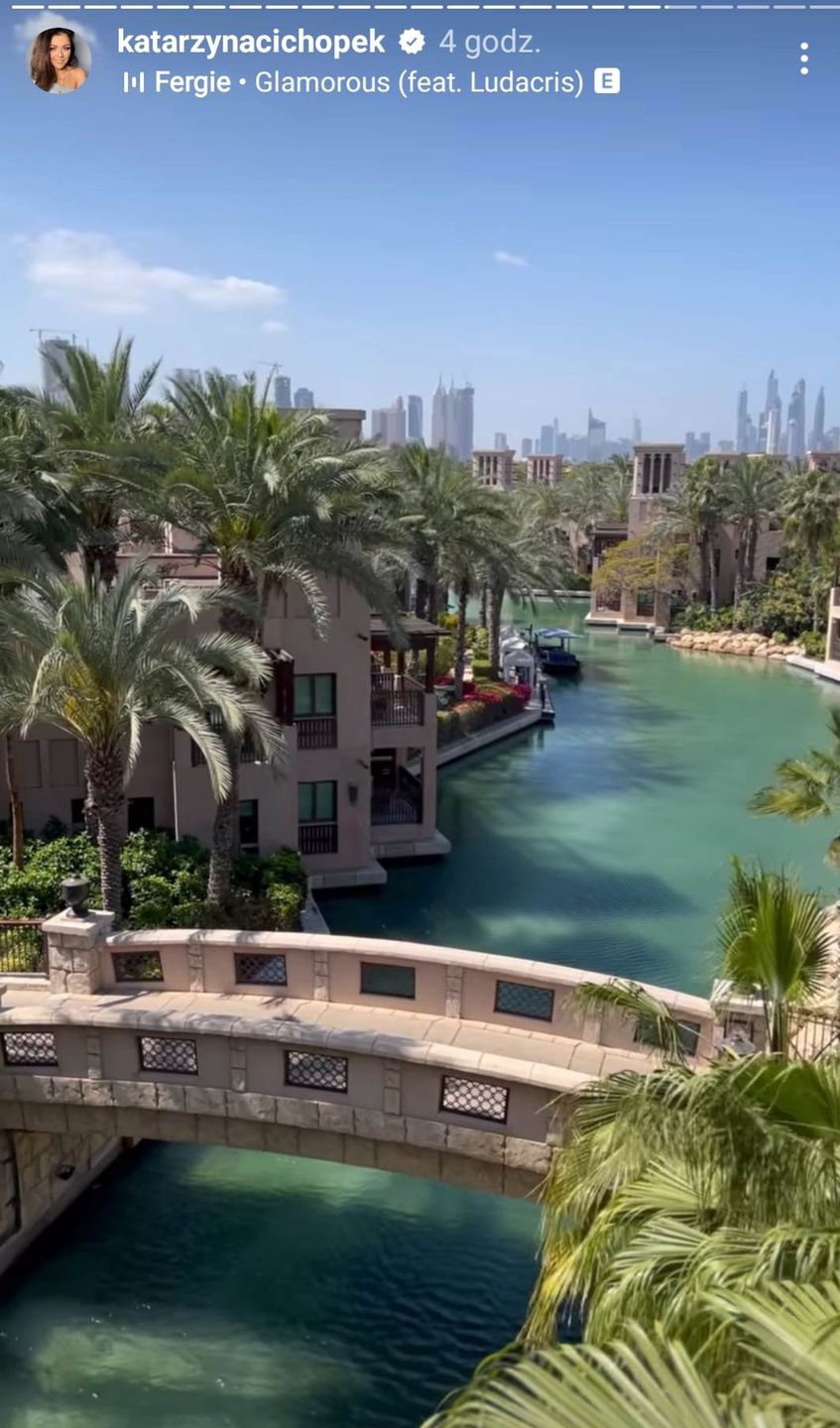 Kasia Cichopek z córką w Dubaju