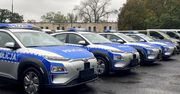 Policja kupiła nowe radiowozy. Hyudani Kona Electric zasili szeregi Komendy Stołecznej