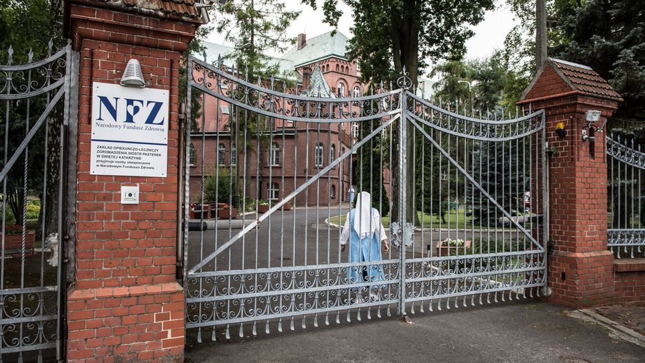 Święta Katarzyna. Zakład Opiekuńczo-Leczniczym prowadzony przez Siostry Pasterki