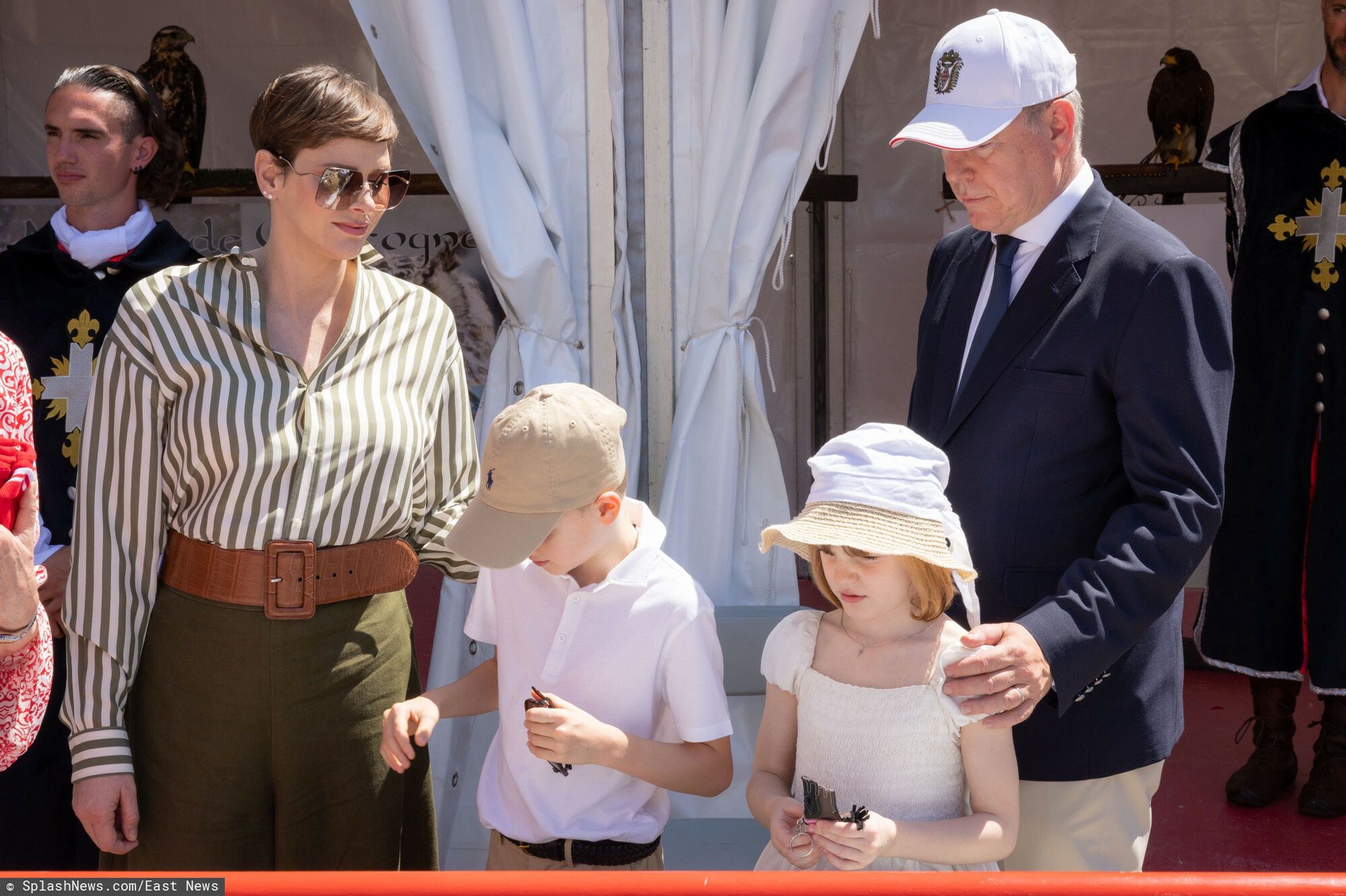 Księżna Charlene i książę Albert