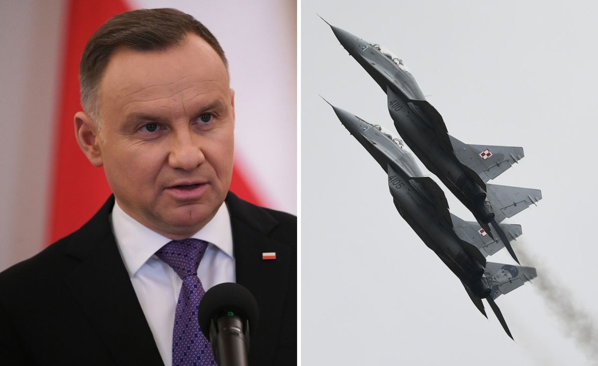Prezydent Duda: osiem polskich MiG-ów zostało przekazane Ukrainie