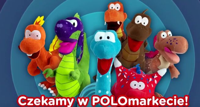 Maskotki Polozaurów za punkty z zakupów w promocji Polomarketu (wideo)