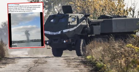 HIMARS-y w akcji. Wybuchy w pobliżu mostu w Chersoniu