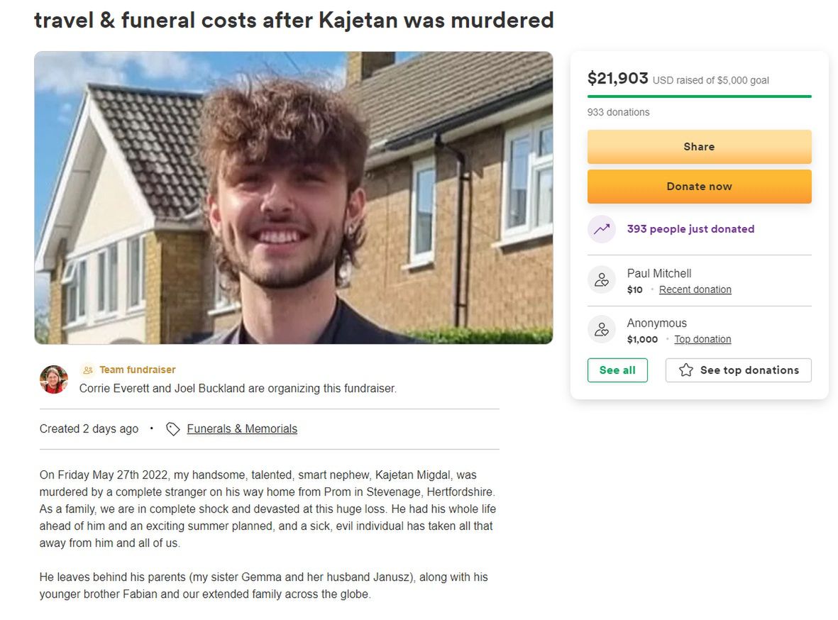 Polak zamordowany w Wielkiej Brytanii 