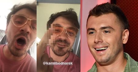 Daniel Martyniuk "pozdrawia" Kamila Bednarka środkowym palcem i ogłasza: "Przez takich jak on Bob Marley PRZEWRACA SIĘ W GROBIE"