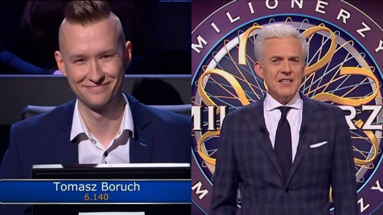 Pół miliona złotych tyle bez większego trudu wygrał w "Milionerach" Tomasz Boruch z Warszawy