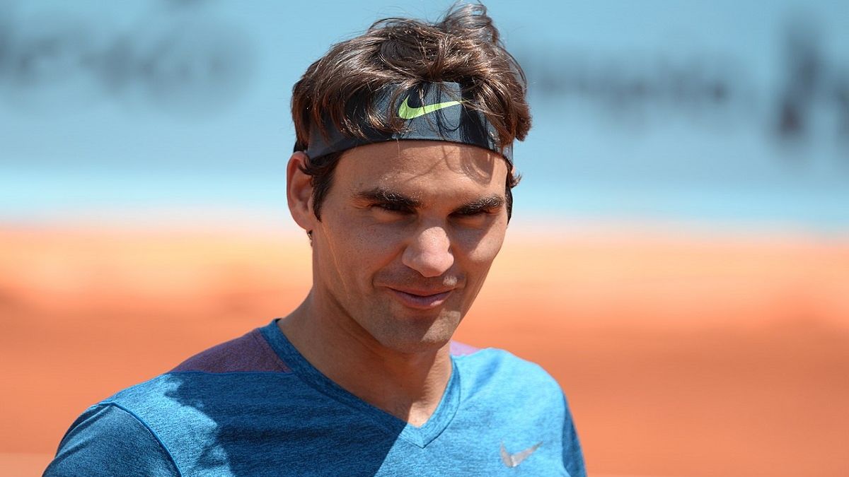 Roger Federer na korcie