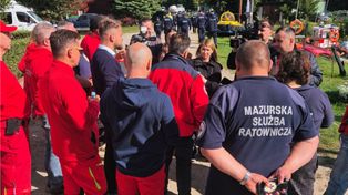 Eksmisja ratowników. Komornik z policją wszedł do bazy. Nagły zwrot