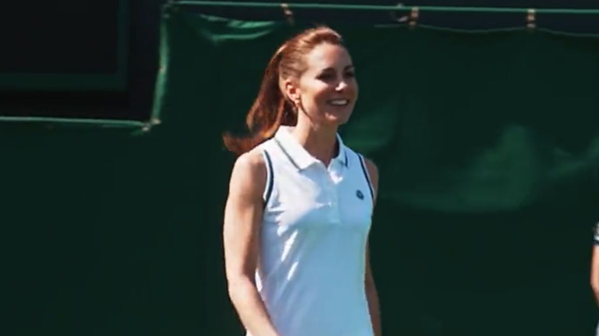 Księżna Kate pojawiła się na korcie