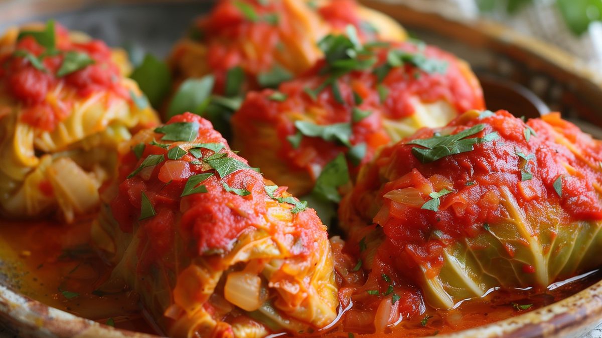 Gołąbki z nietypowym farszem 