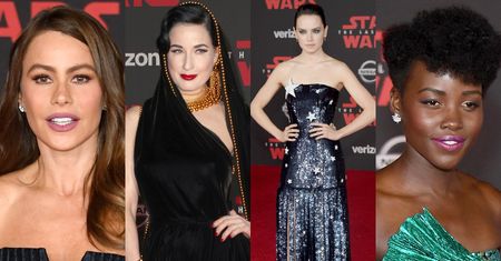 Sofia Vergara, Dita von Teese i Lupita Nyong'o na światowej premierze nowych "Gwiezdnych wojen" (ZDJĘCIA)